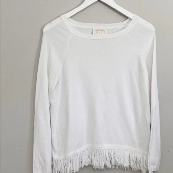Sail to Sable White Sweater - Picture 1 of 4
